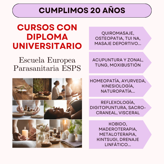 Curso de Quiromasaje en Lugo. Escuela de masaje en activo más antigua de Galicia con la mayor tasa de empleabilidad de España